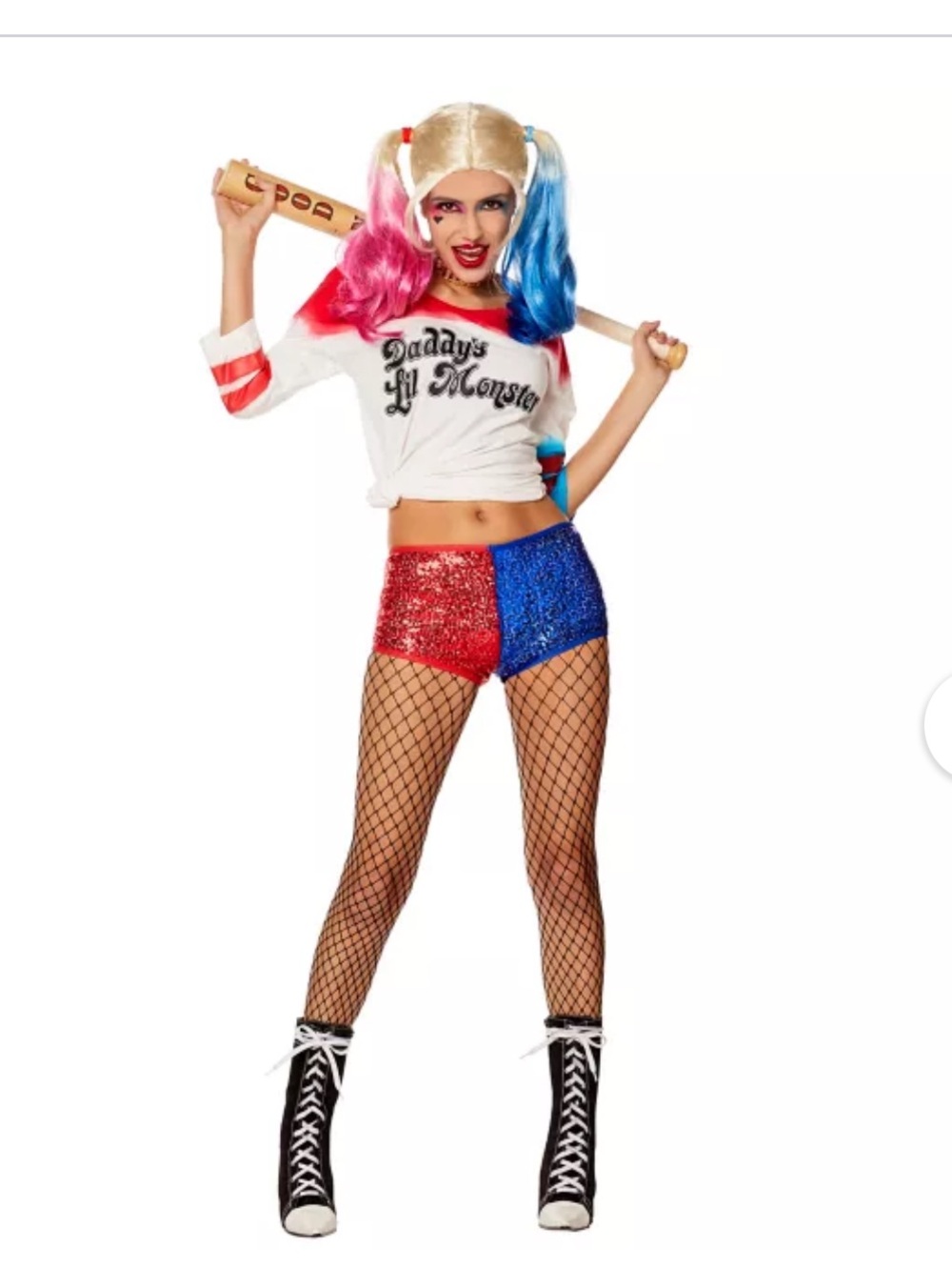 Harley Quinn Sequin Costume - Suicide Squad